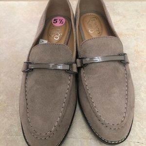 NEW NEVER WORN Franco Sarto Loafers Greige